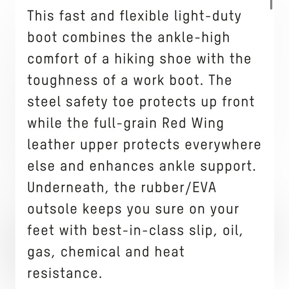 Red Wing Sz 8 TRUHIKER
MEN 5in SAFETY Steel TOE HIKER BOOT Shoe Pristine Conditi - Picture 4 of 10